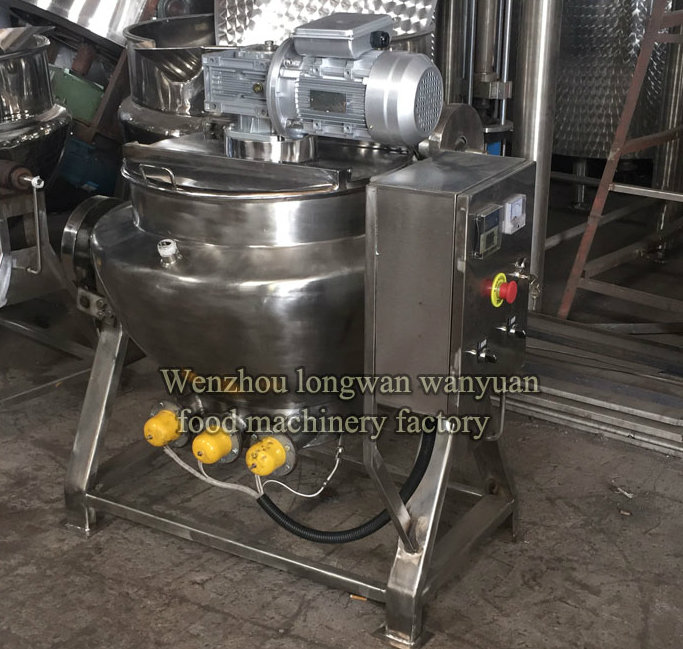 200L Electric Heating Oil Jacketed Cooking Kettle