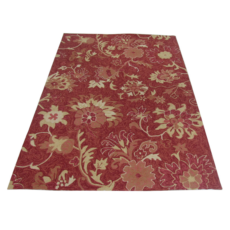 Hand Hooked Polyester Indoor & Outdoor Rug