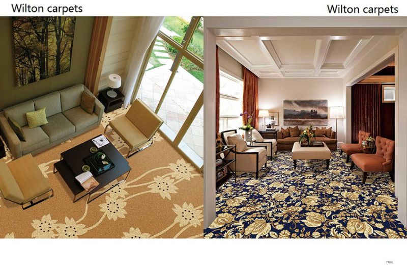 Machine Made Jacquard Wilton Wool Hotel Corridor Carpets