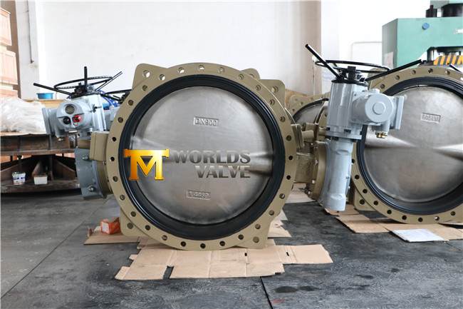 Electric Actuated U Section Flanged Connection Butterfly Valve with Ce ISO Wras Approved