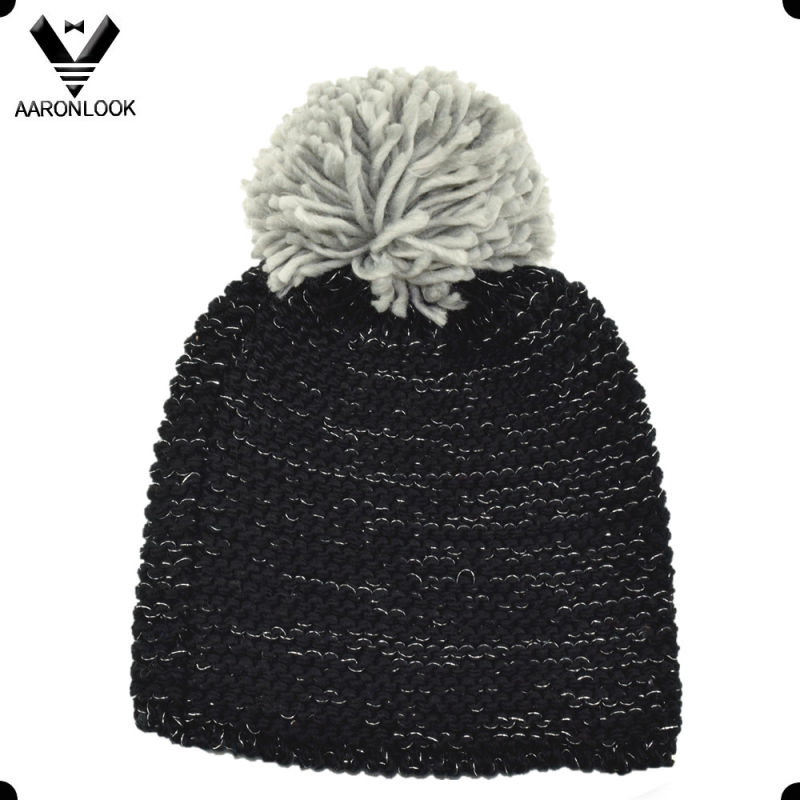 Winter Warm Knitted Big Bobble Hat