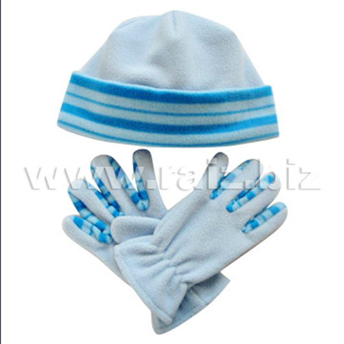 Polar Fleece Hat & Gloves Set