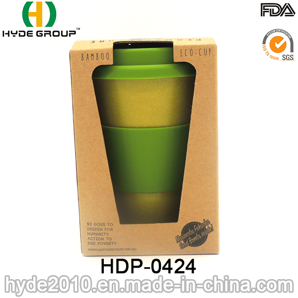 Customized Eco-Friendly Bamboo Fiber Coffee Mug Travel Mug (HDP-0424)