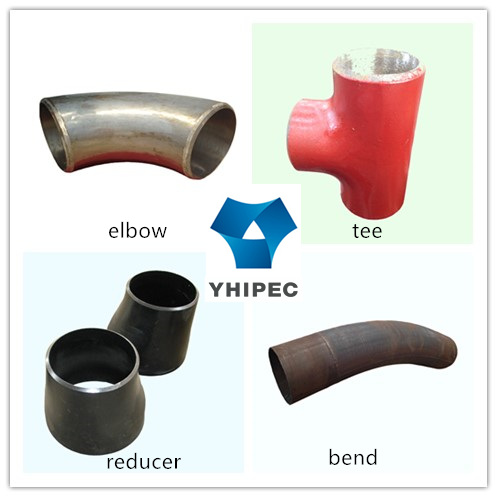 Steel Plate Butt-Welding Pipe Fitting 45deg Elbow (alloy steel)