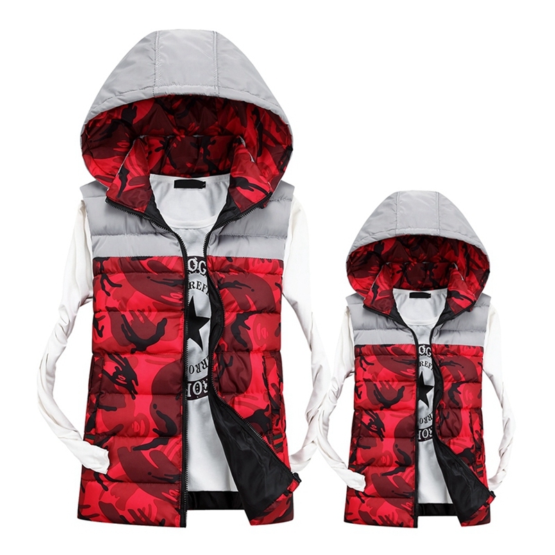 Men Hooded Vest Jackets Men Casual Jackets Women Sleeveless Jacket