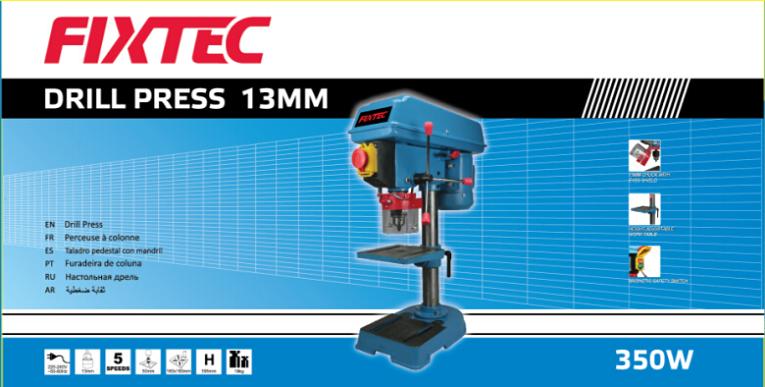 Fixtec Power Tool 13mm 350W Electric Mini Drill Press