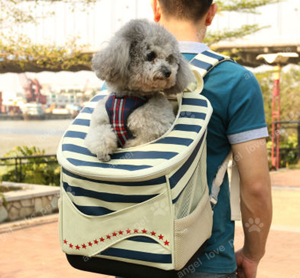 Firm Navy Style Shoulder Pet Product Pet Carrier