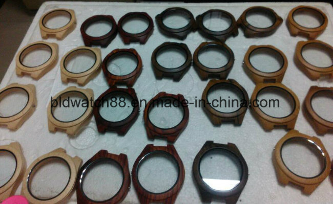 Wholesale Quality Handcraft Wooden Wrist Watch with Custom Logo