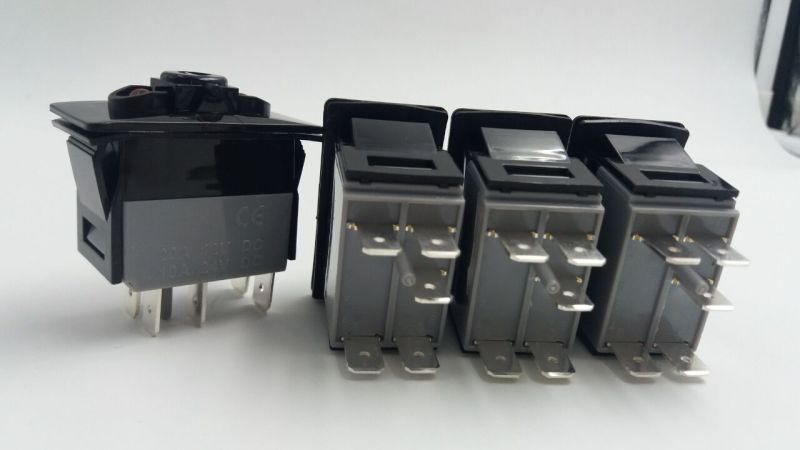 Electrical Rocker Switches with LED Lights and Waterproof