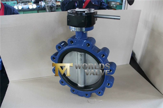 Worm Geare Resilient Seat Lug Butterfly Valve (D7L1X-10/16)