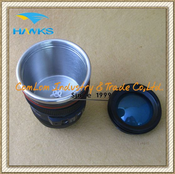 300ml Camera Lens Self Stirring Coffee Mug (Comlom)