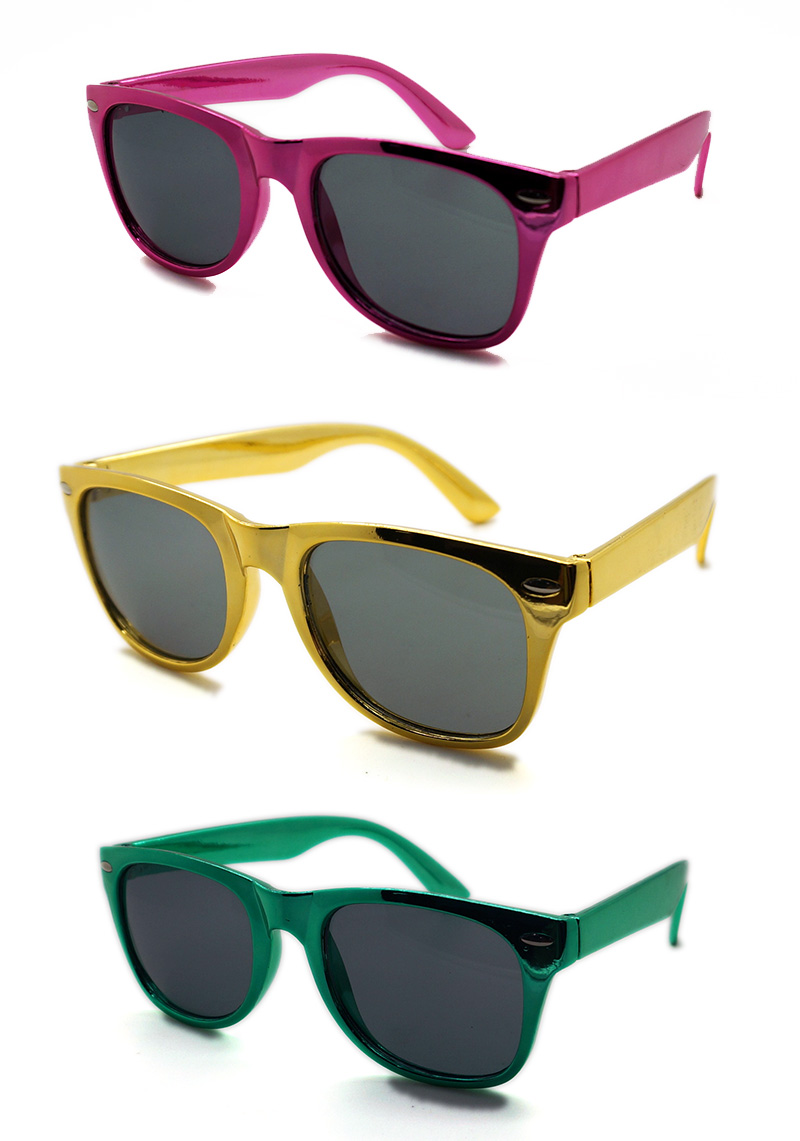 Brilliant Shine Color Ladies Plastic Sunglasses (WSP508253)