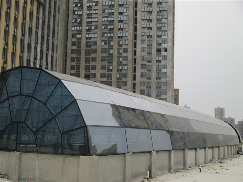 Global Harbor Steel Structure Glass Skylights Roof