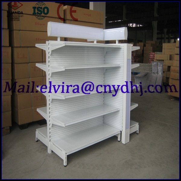 High Quality Cosmetic Display Shelf with Arc Lamp Layer Board with Light Box (YD-S5)