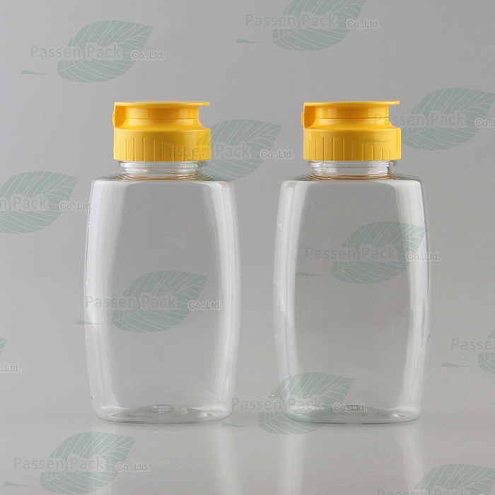 Food Grade Honey Jar with Non-Drip Silicone Valve Cap (PPC-PHB-62)