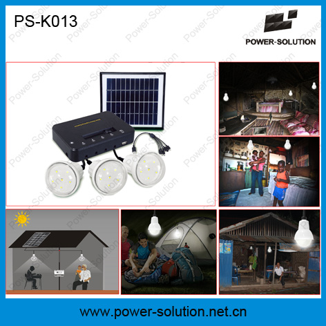 Solar Energy Kits with 3PCS High Brightness LED Bulb