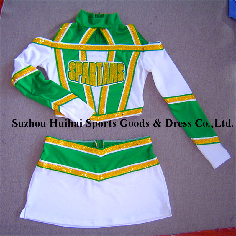 Cheerleading Uniforms with Spandex Fabric