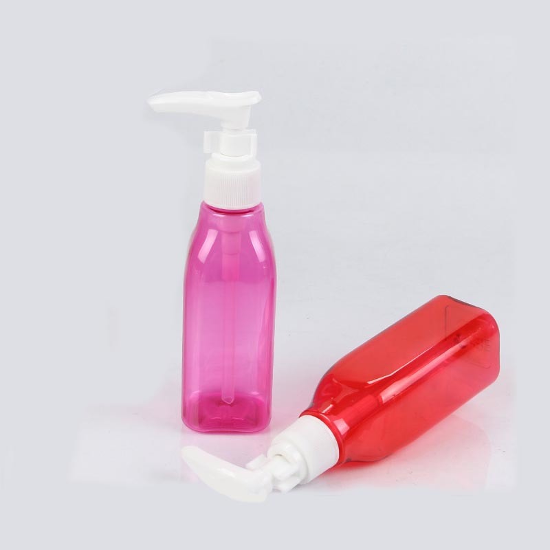 Small Pet Bottle with Lotion Pump 100ml, 120ml Liquid Shampoo Bottle (NB03)