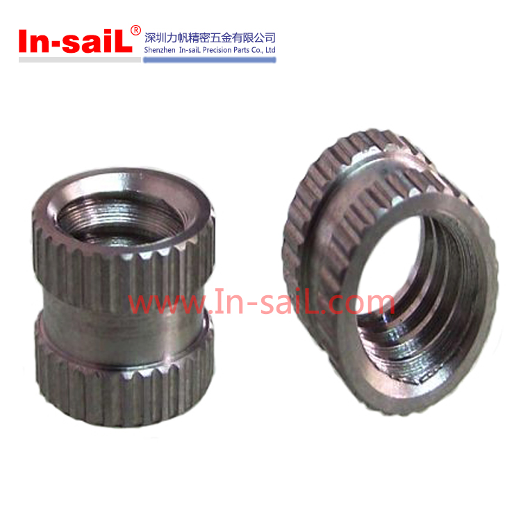 China Supplier Fastener Service Symmetrical Brass Threaded Inserts Nut for Plastic Manufacturer