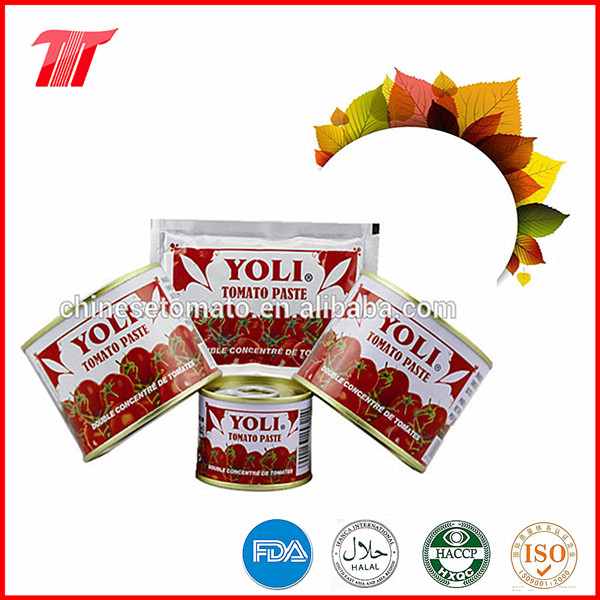 Organic Healthy Canned Tomato Paste with Yoli Brand