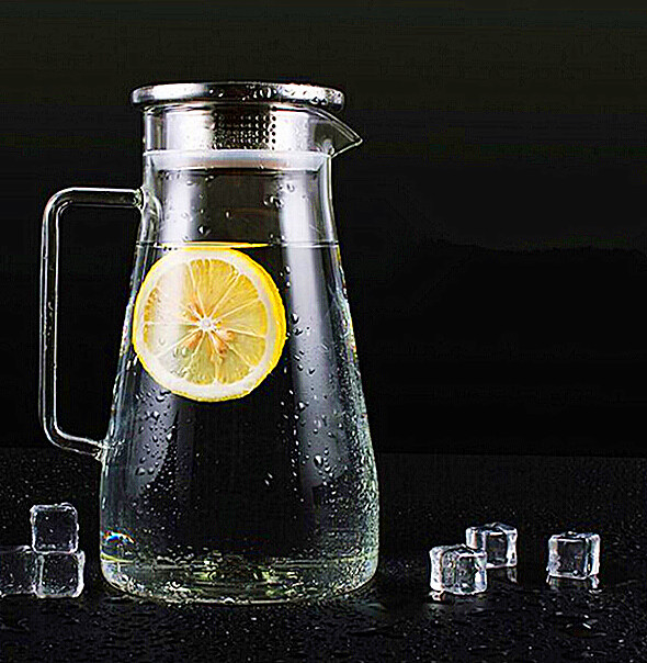 Heat Resistant Borosilicate Glass Kettle Tea Pot Juice Pot Cold Drink Pot