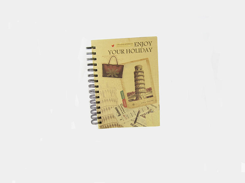 Office Supply Kraft Paper Cover A5 Spiral Paper Notebook (NP(A5)-X-192P-0004)