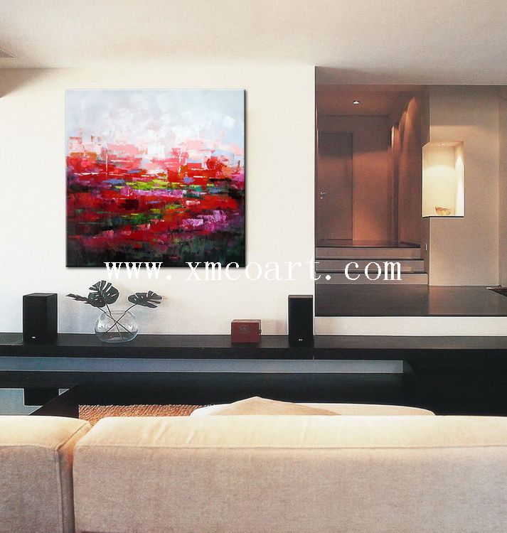 Abstract Oil Painting on Canvas for Decor (New-554)