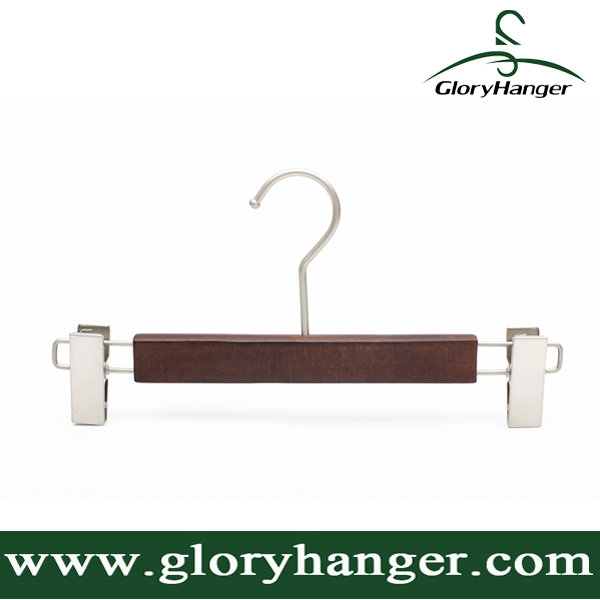 Wholesale Retrostyle Wooden Pant Hanger for Clothing Shop Display