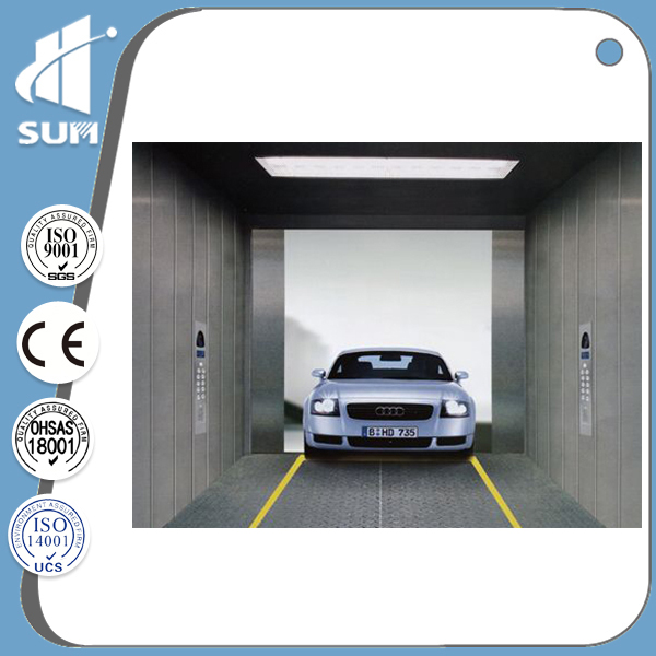 Traction Machine Type Speed 0.5m/S Car Parking Elevator