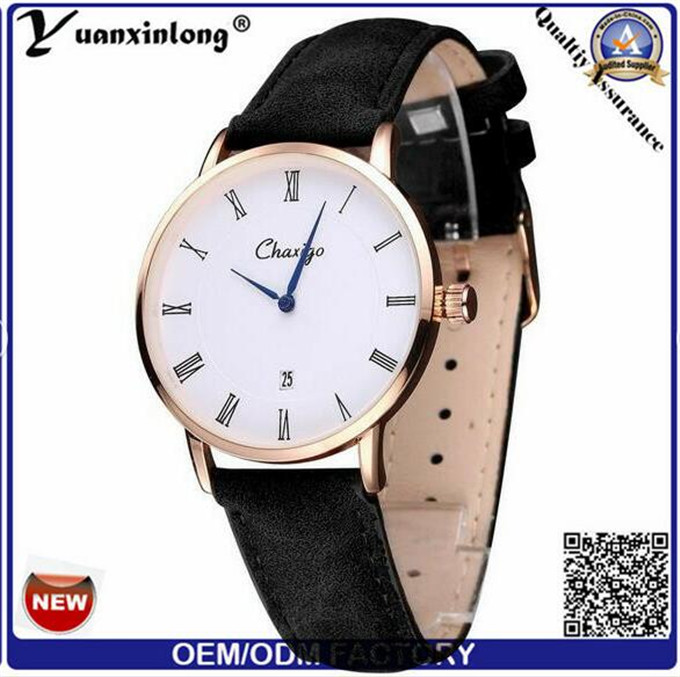 Yxl-506 Stainless Steel Back Case Gold Plated with Single Hands Original Designer Watches