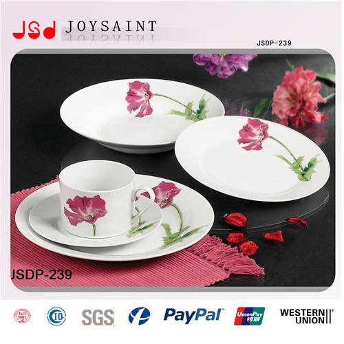 Round Shape Ceramic Tableware Dinner Sets