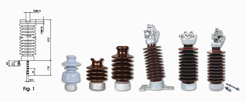 High Voltage Post Porcelain Insulator