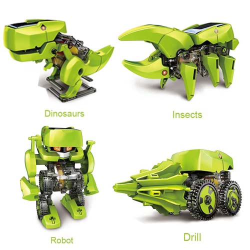 10210648 4 in 1 Transforming Solar Robot Kit