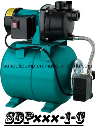 (SDP800-1-C) Garden Pump Booster System Steel Tank