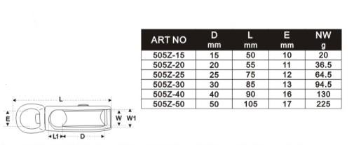 Swivel Nylon Pulley with Single Wheel Dr-505z