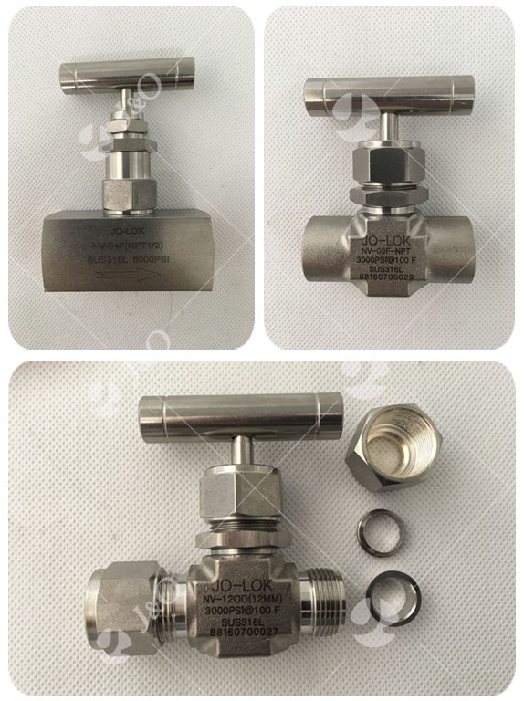 316L Stainless Steel High Pressure Instrument Needle Valve