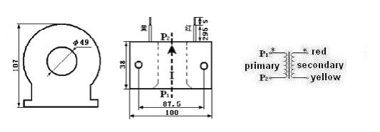 Lcta7kc Vertical Feedthrough Micro Precision Current Transformer