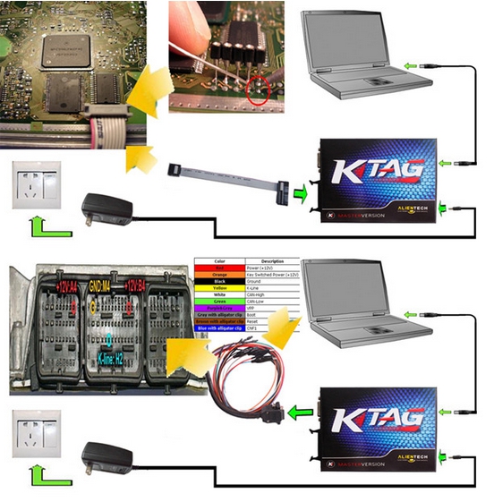 V2.11 K-Tag Master ECU Chip Tuning OBD 2 Programming Tool