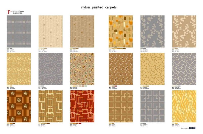 Tufted Inkjet High Quality Wall to Wall Nylon Hotel Carpet