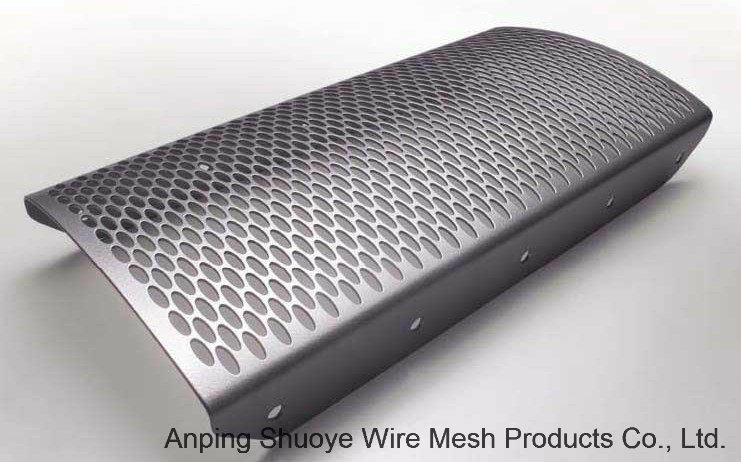 Aluminum 1060 Round Hole Perforated Metal Mesh