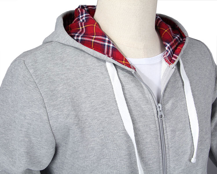 Wholesale Customized Fashion Men's Plain Fleece Gym Hoodie