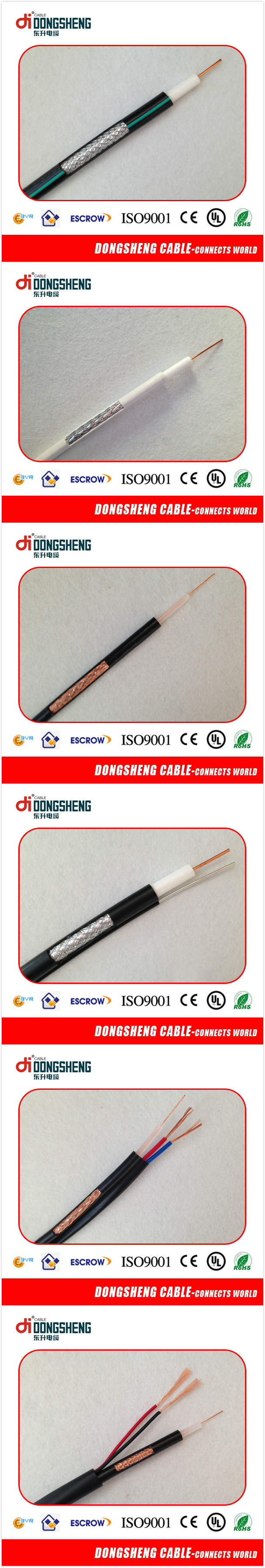 Low Price CCTV CATV 75 Ohm Rg11 Coaxial Cable