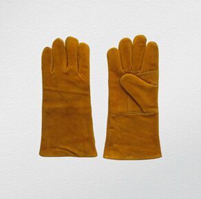 Leather Kevlar Thread Reinforced Palm Welder Glove