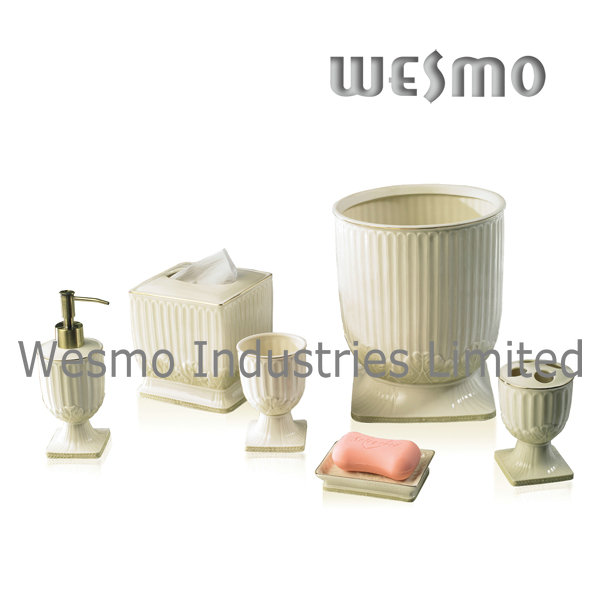 Greece Style Porcelain Bath Set (WBC0450A)