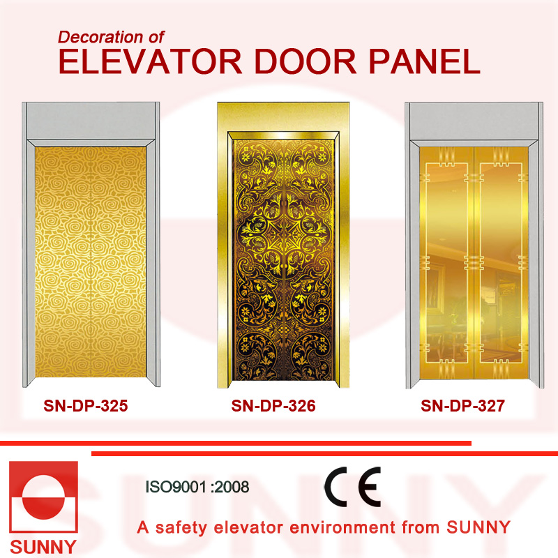 Mirror Stainless Steel Door Panel for Elevator Cabin Decoration (SN-DP-319)