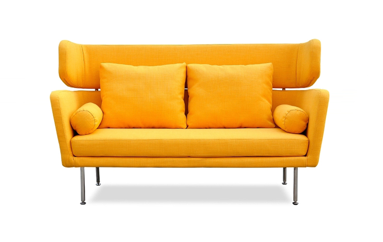 Latest Europe Style Fabric Sofa with Metal Leg