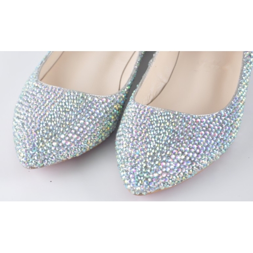 2016 Wedding Shoes Fashion Diamond Flat Women Shoes (Hcy02-663)