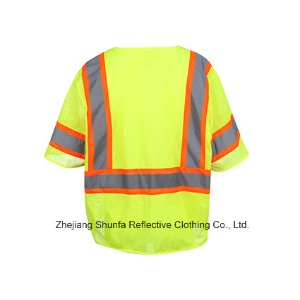 ANSI Standard High Visibility Mesh Vest Customized