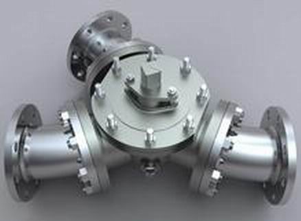 Y Shaped Three Way Diverting Ball Valve (GQ42Y)