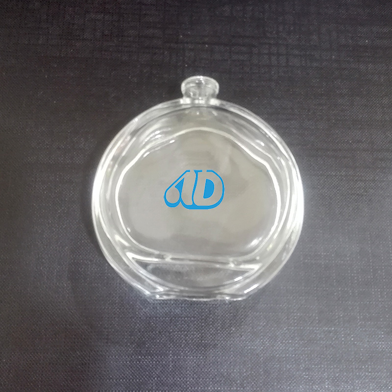 Ad-R4 High Quality Curved Perfume Glass Bottle with Polishing 55ml